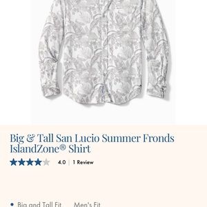 Tommy Bahama long sleeve shirt ( nwtg’s ) men’s 3xlt